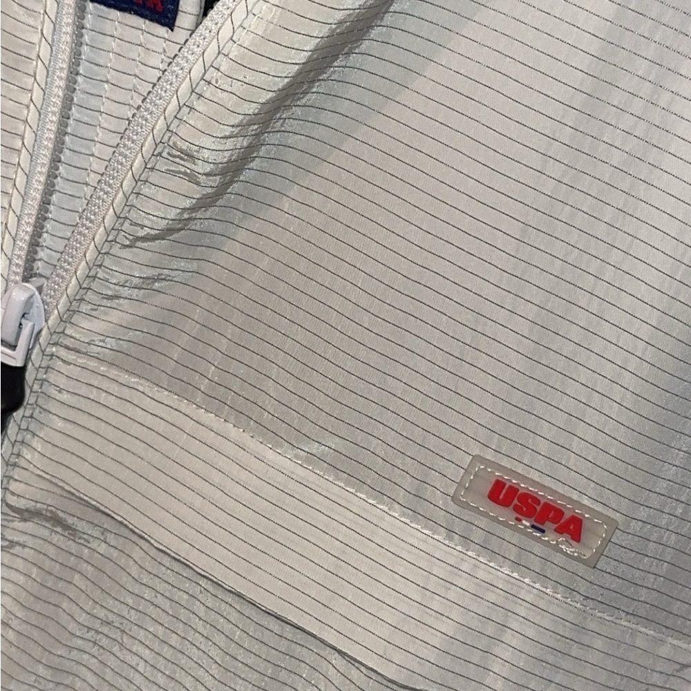 US POLO ASSN NWOT White Men's Jacket Windbreaker XL-2XL - Picture 2 of 8
